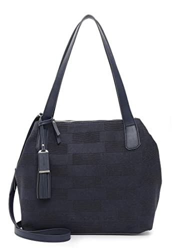 Tamaris Shopper Letzia 32193 Damen Handtaschen Uni blue 500 von Tamaris