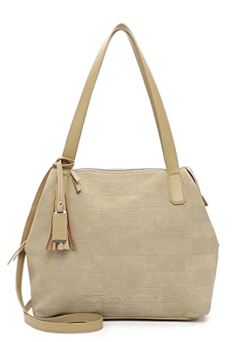 Tamaris Shopper Letzia 32193 Damen Handtaschen Uni khaki 910 von Tamaris