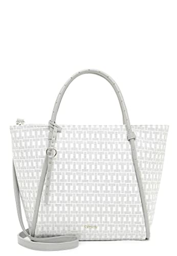 Tamaris Shopper Linn 32266 Damen Handtaschen Ornament white 300 von Tamaris