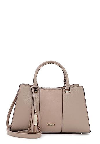 Tamaris Shopper Mareen 32503 Damen Handtaschen Material Mix taupe 900 von Tamaris