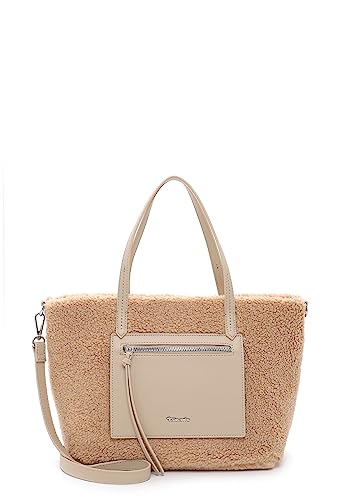 Tamaris Shopper Margitta 32742 Damen Handtaschen Uni sand 420 von Tamaris