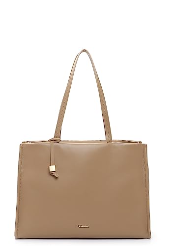 Tamaris Shopper Mimi 32774 Damen Handtaschen Uni sand 420 von Tamaris