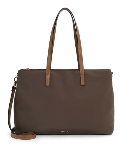 Tamaris Shopper Schultertasche TAS Gertraud Cityshopper Taupe braun von Tamaris