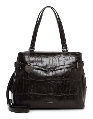 Tamaris Shopper Schultertasche TAS Gulia Cityshopper Brown dunkelbraun von Tamaris