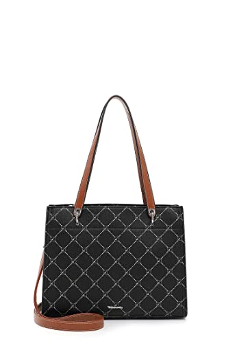 Tamaris Shopper TAS Anastasia Classic 31787 Damen Handtaschen Print black 100 von Tamaris