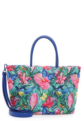 Tamaris Shopper TAS Annalena 33040 Damen Handtaschen Mustermix blue-kombi 510 von Tamaris