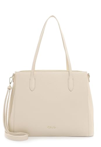 Tamaris Shopper TAS Astrid 33075 Damen Handtaschen Uni ecru 320 von Tamaris