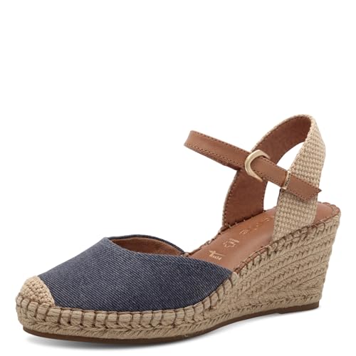 Tamaris Sling Damen Keilabsatz blau,EU 39 Tamaris Sling Damen Keilabsatz blau,EU 39 von Tamaris