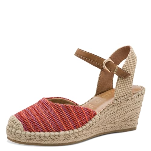 Tamaris Sling Damen Keilabsatz rot,EU 40 von Tamaris