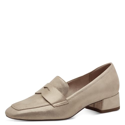 Tamaris Slipper Damen Blockabsatz beige,EU 38 von Tamaris