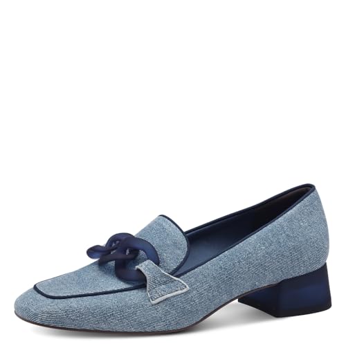 Tamaris Slipper Damen Blockabsatz blau,EU 40 von Tamaris