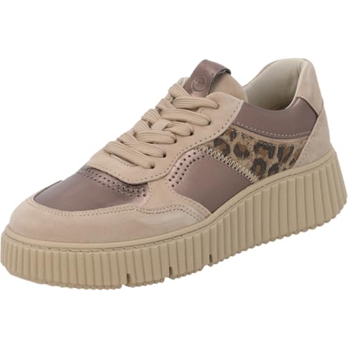 Tamaris Damen Schnürer metallic 41 von Tamaris