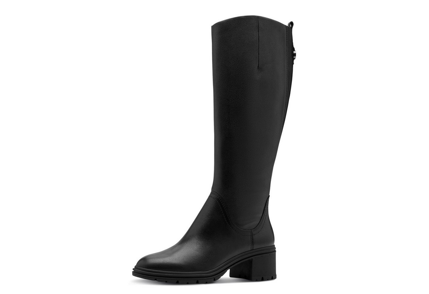 Tamaris Stiefel, Blockabsatz, Businesstiefel, Langschaftstiefel im Reiterlook von Tamaris