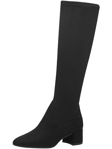 Tamaris Damen Stiefel Leder schwarz 36 von Tamaris