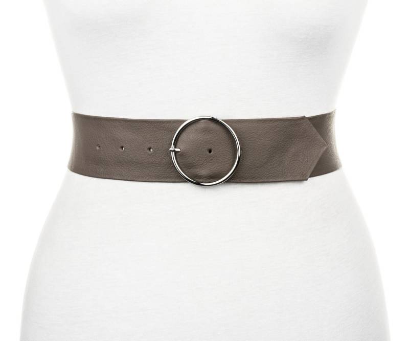 Tamaris Taillengürtel Tailliengürtel mit schlichter Dornschließe in glänzendem Silber von Tamaris