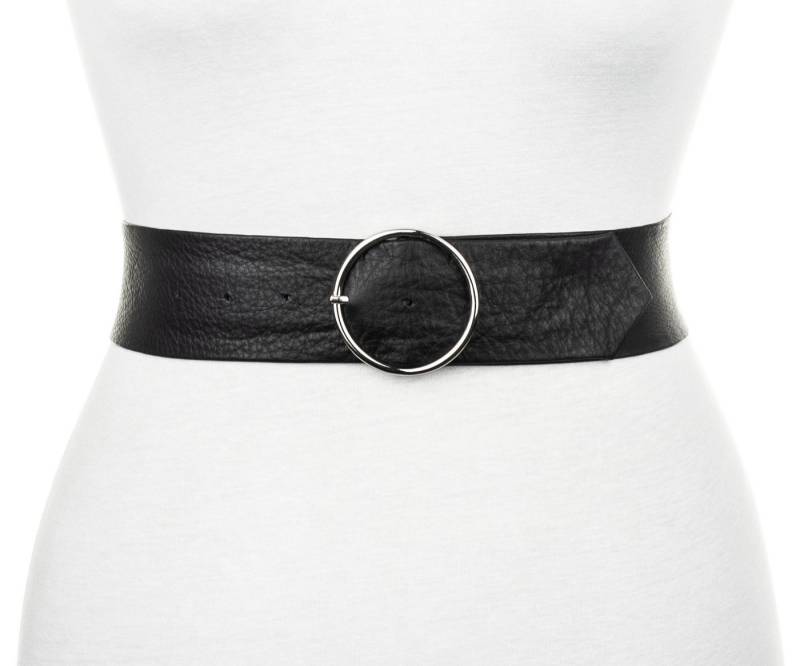 Tamaris Taillengürtel Tailliengürtel mit schlichter Dornschließe in glänzendem Silber von Tamaris