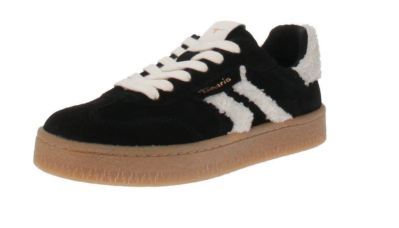 Tamaris Tamaris 1-23723-44 - Damen Sneaker - 083-Black-Fur Sneaker von Tamaris