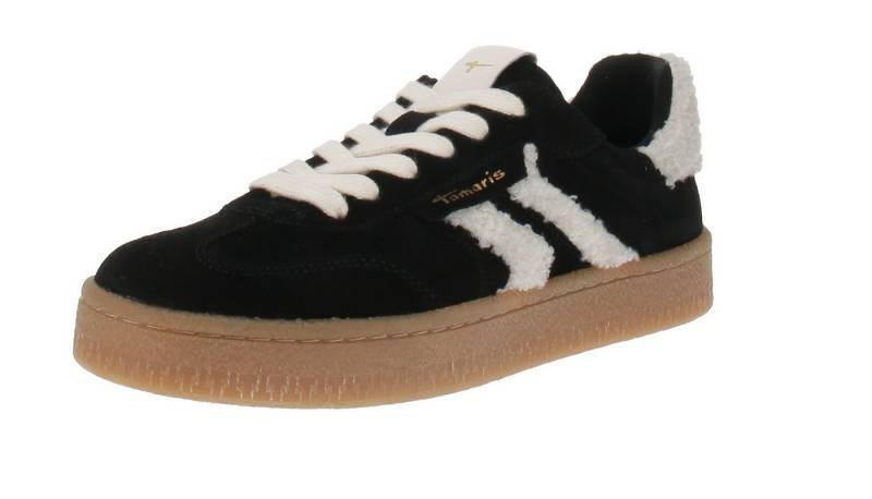 Tamaris Tamaris 1-23723-44 - Damen Sneaker - 083-Black-Fur Sneaker von Tamaris