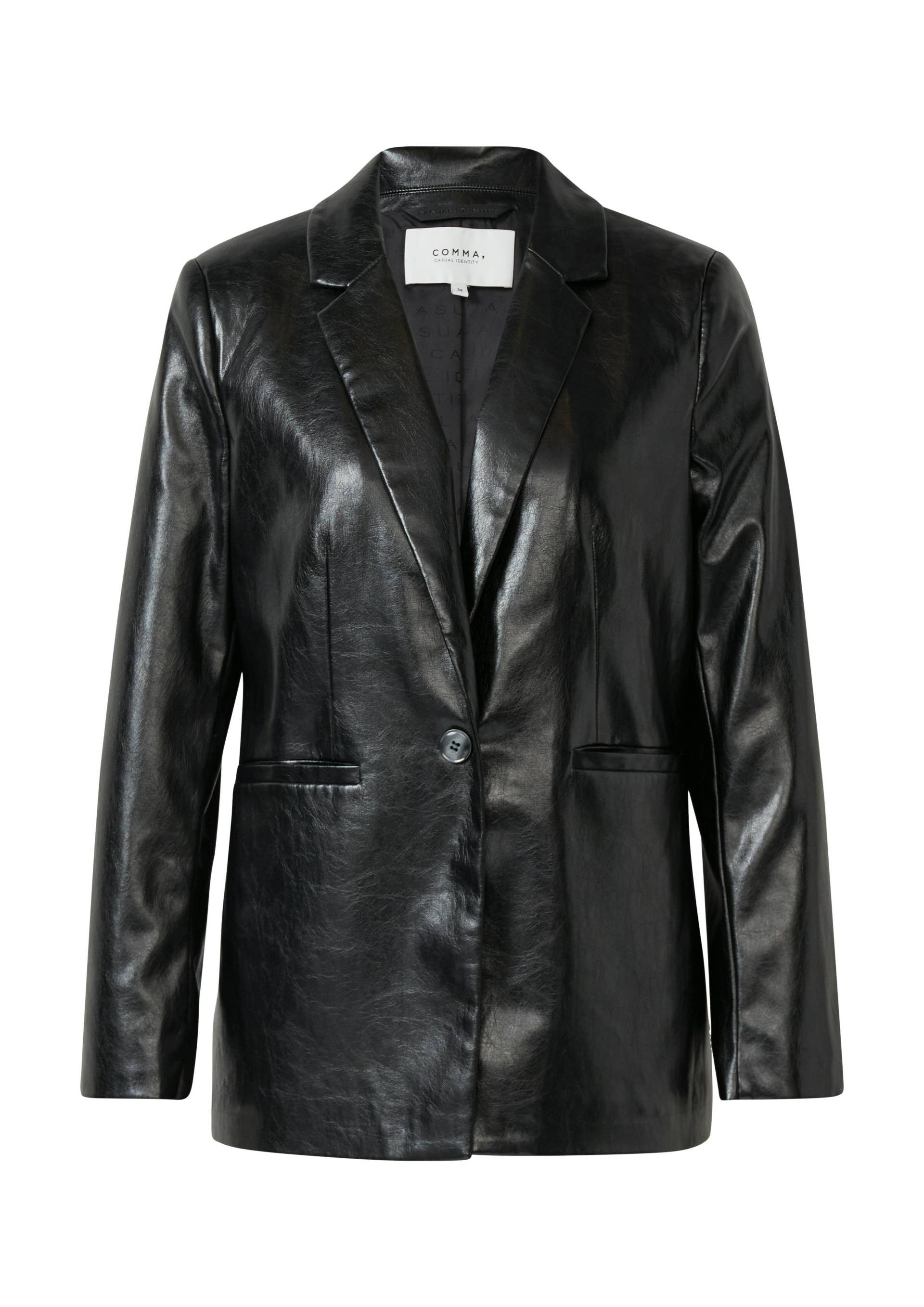 comma casual identity - Indoor-Blazer schwarz - Gr. - 36 von comma casual identity