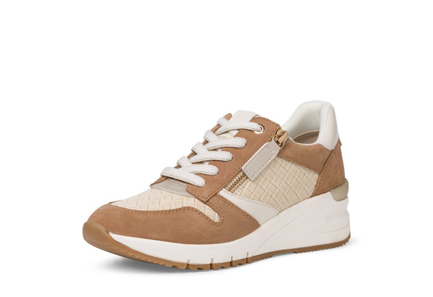 Tamaris Tamaris Comfort-Lining Damen Sneaker 1-23702-28-452 CAMEL/BEIGE ST Sneaker von Tamaris