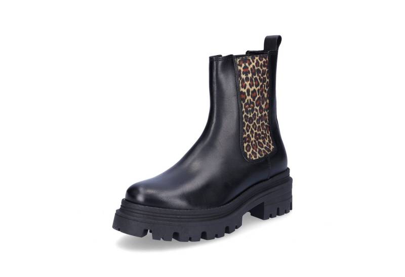 Tamaris Tamaris Damen Chelsea Boot schwarz Leo Chelseaboots von Tamaris