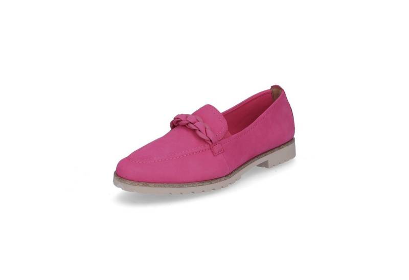 Tamaris Tamaris Damen Leder Loafer fuchsia Slipper von Tamaris