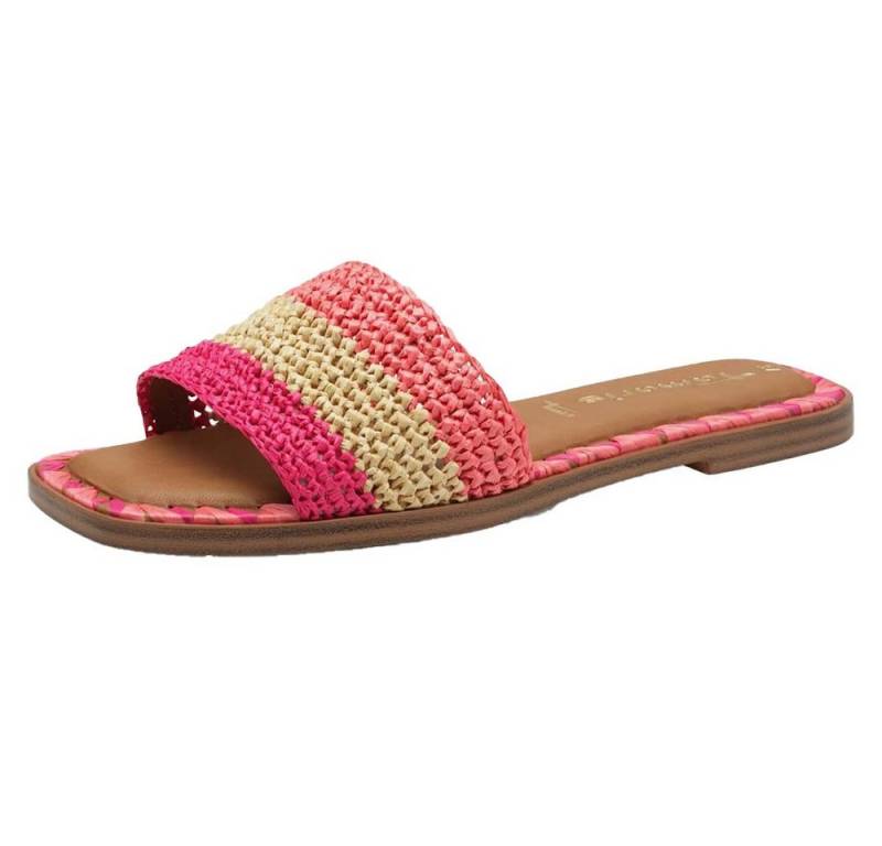 Tamaris Tamaris Damen Pantolette 1-27117-44 Farbe 514 Pink Comb Pantolette von Tamaris