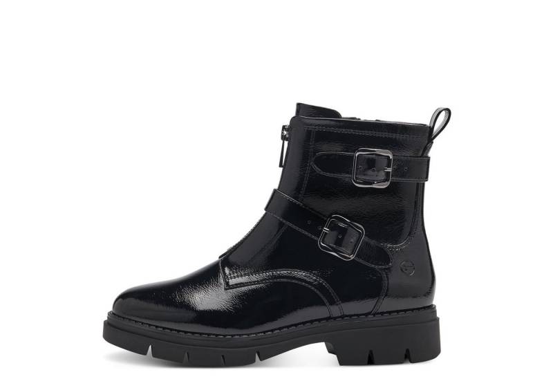 Tamaris Tamaris Damen Stiefelette 1-25817-41-01 BLACK PATENT Stiefelette von Tamaris