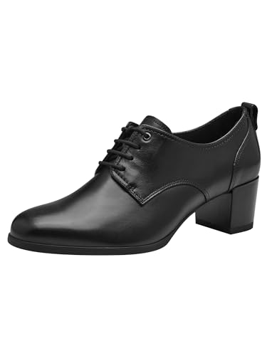 Tamaris Damen Schnürer schwarz 38 von Tamaris