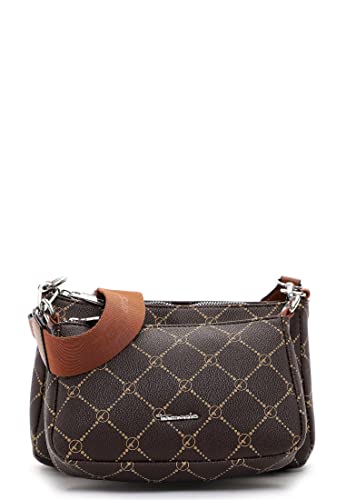 Tamaris Umhängetasche TAS Anastasia 31171 Damen Handtaschen Print brown/cognac 207 von Tamaris