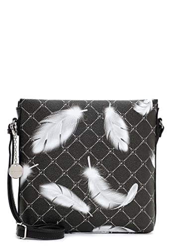 Tamaris Umhängetasche TAS Anastasia 31173 Damen Handtaschen Print black-feather 193 von Tamaris