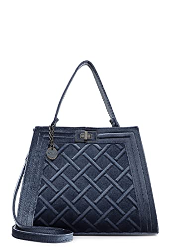 Tamaris Umhängetasche Dorit 31282 Damen Handtaschen Mustermix smokeblue 560 One Size von Tamaris