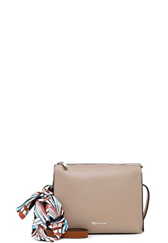 Tamaris Umhängetasche Gerlinde 31550 Damen Handtaschen Uni taupe 900 von Tamaris