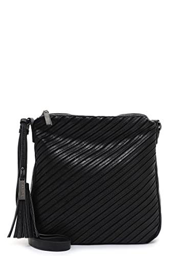 Tamaris Umhängetasche Julina 32022 Damen Handtaschen Streifen black 100 von Tamaris