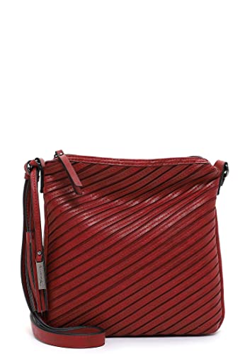 Tamaris Umhängetasche Julina 32022 Damen Handtaschen Streifen red 600 von Tamaris