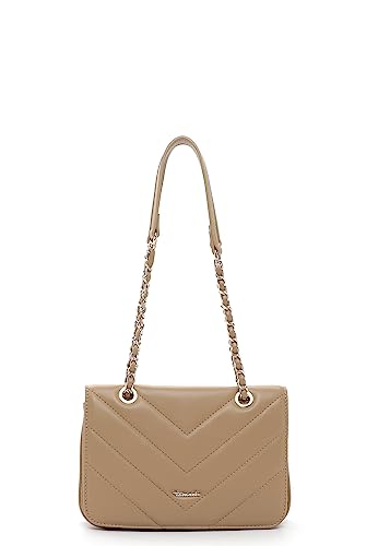 Tamaris Umhängetasche Madlin 32653 Damen Handtaschen Uni taupe 900 von Tamaris