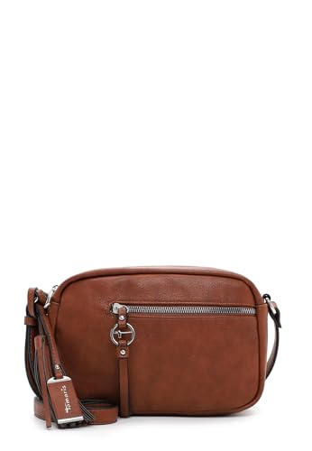 Tamaris Umhängetasche TAS Nele 32800 Damen Handtaschen Uni cognac 700 von Tamaris