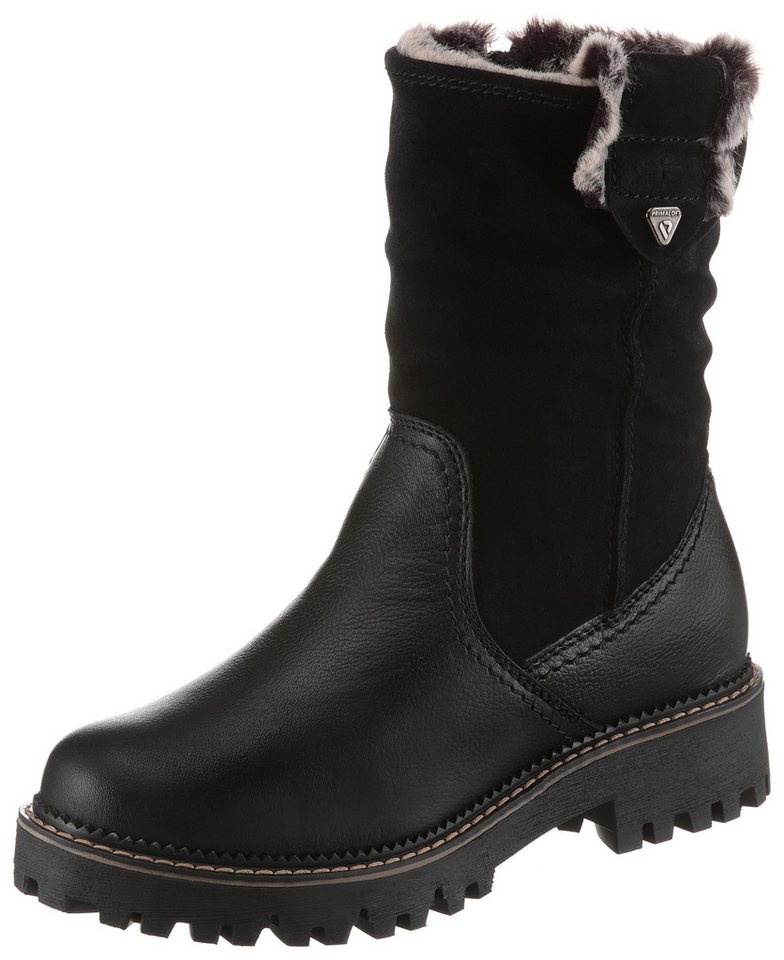 Tamaris Winterstiefelette, Blockabsatz, Winterboots mit Falten im slouchy Look von Tamaris