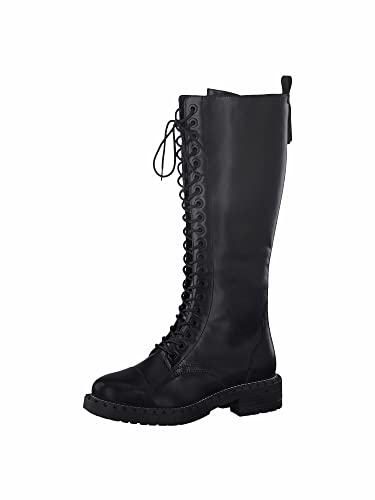 Tamaris Damen Schnürstiefel schwarz 39 von Tamaris