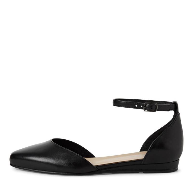 Women Slip-on BLACK LEATHER - Gr. - 37 von Tamaris