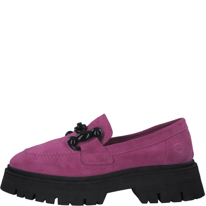 Woms Slip-on FUXIA/BLACK - Gr. - 40 von Tamaris