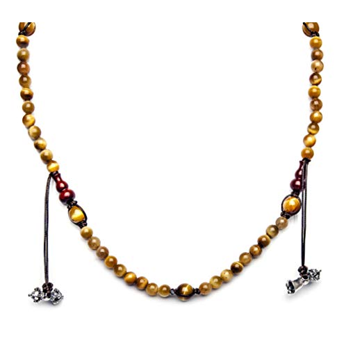 Halskette Tamashii Mudra kurz Tigerauge NHS1600-80, TIGERAUGE, Tigerauge von Tamashii