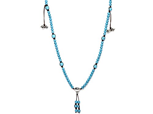 Tamashii Tibetische Halskette MUDRA Türkis NHS1500-07 MainApps, Baumwolle, Türkis von Tamashii