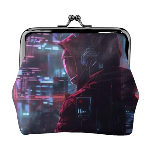 Hacker Era Print Leichte Damen Münzbörse Exquisite Wasserdichte Kleine Tasche für Münzen Karten von Tamiger