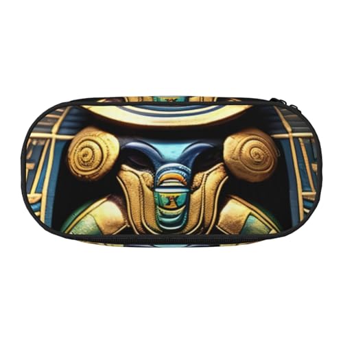 Tamiger Federmäppchen mit ägyptischem Skarabäus-Druck, Funktionalität, Aufbewahrung, für Schule, Studenten, Jungen, Mädchen, für den täglichen Gebrauch, praktisch, Schwarz , Einheitsgröße Tamiger Federmäppchen mit ägyptischem Skarabäus-Druck, Funktionalität, Aufbewahrung, für Schule, Studenten, Jungen, Mädchen, für den täglichen Gebrauch, praktisch, Schwarz , Einheitsgröße von Tamiger