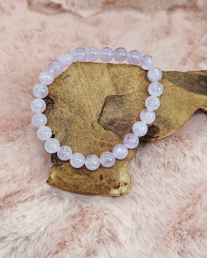 Lavendel Amethyst Perlenarmband | 6mm Schmucksteinarmband Handgemacht Lavendel Amethyst Perlenarmband | 6mm Schmucksteinarmband Handgemacht von Taminileo