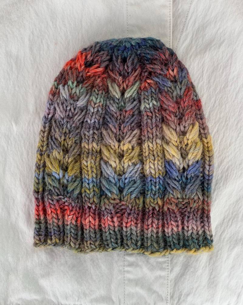 Mütze Damen Gestrickt Hochwertige Wolle Bunt. Handgestrickte Wollmütze Strickmütze Mint. Gestrickte Mädchen Im Zopfmuster von TammisWool