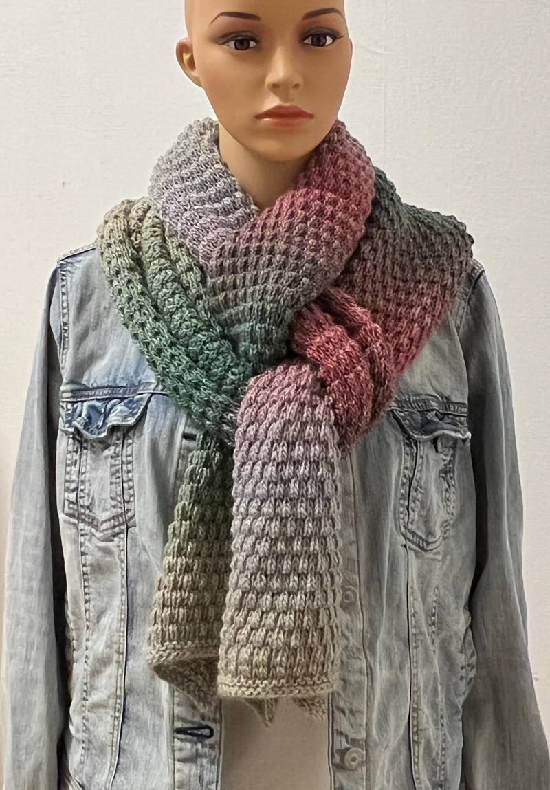 xl Strickschal Unisex Bunt. Gestrickter Streifenschal Damen. Wollschal Handgestrickt Mehrfarbig. Damen Mit Bunten Blockstreifen xl Strickschal Unisex Bunt. Gestrickter Streifenschal Damen. Wollschal Handgestrickt Mehrfarbig. Damen Mit Bunten Blockstreifen von TammisWool