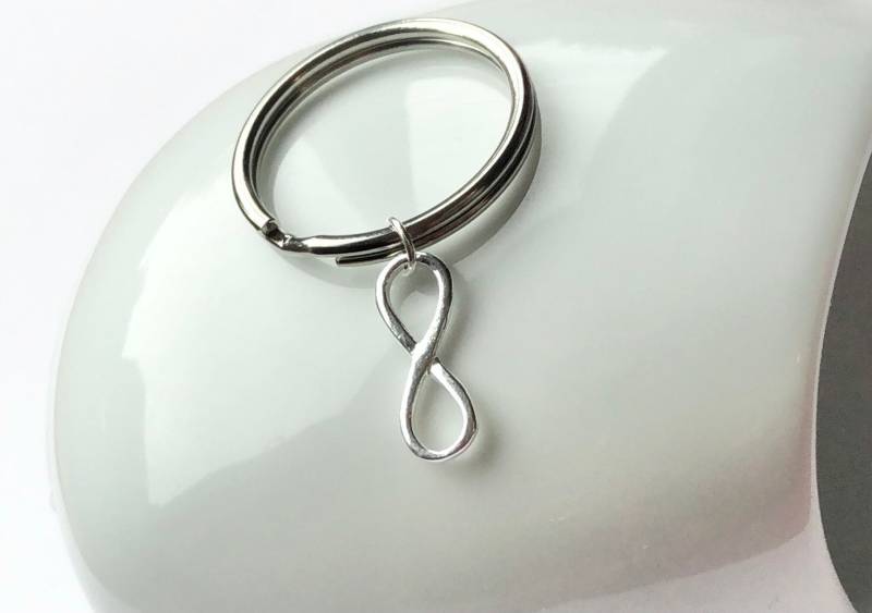 sterling Silber Infinity Schlüsselanhänger Geschenk Für Liebe & Ewigkeit von TamsinDjewellery
