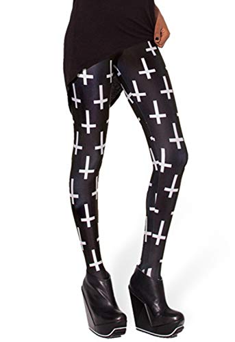 Tamskyt Damen-Leggings mit Digitaldruck, für Yoga, Workout, Leggings, dehnbar - - Einheitsgröße von Tamskyt